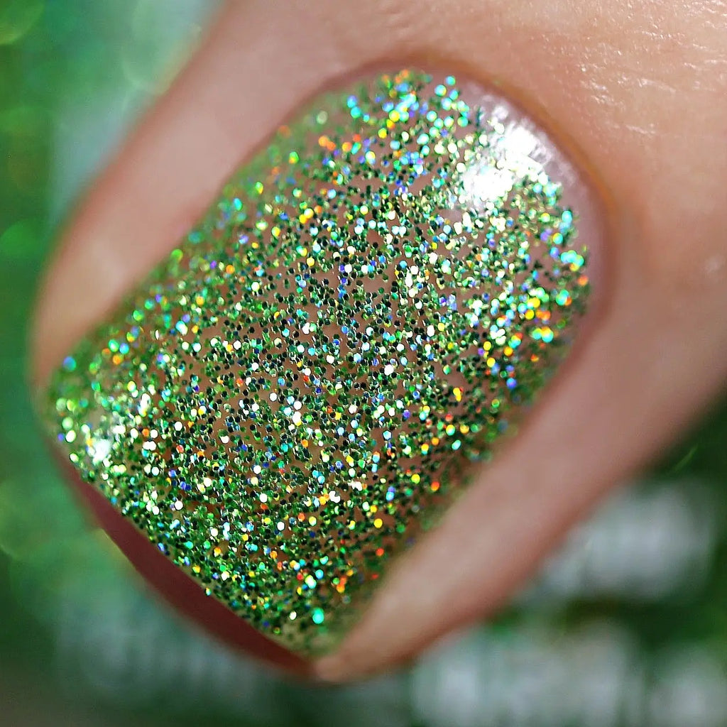 Slime Time - Rainbow Sparkle Nail Polish - BFF Here