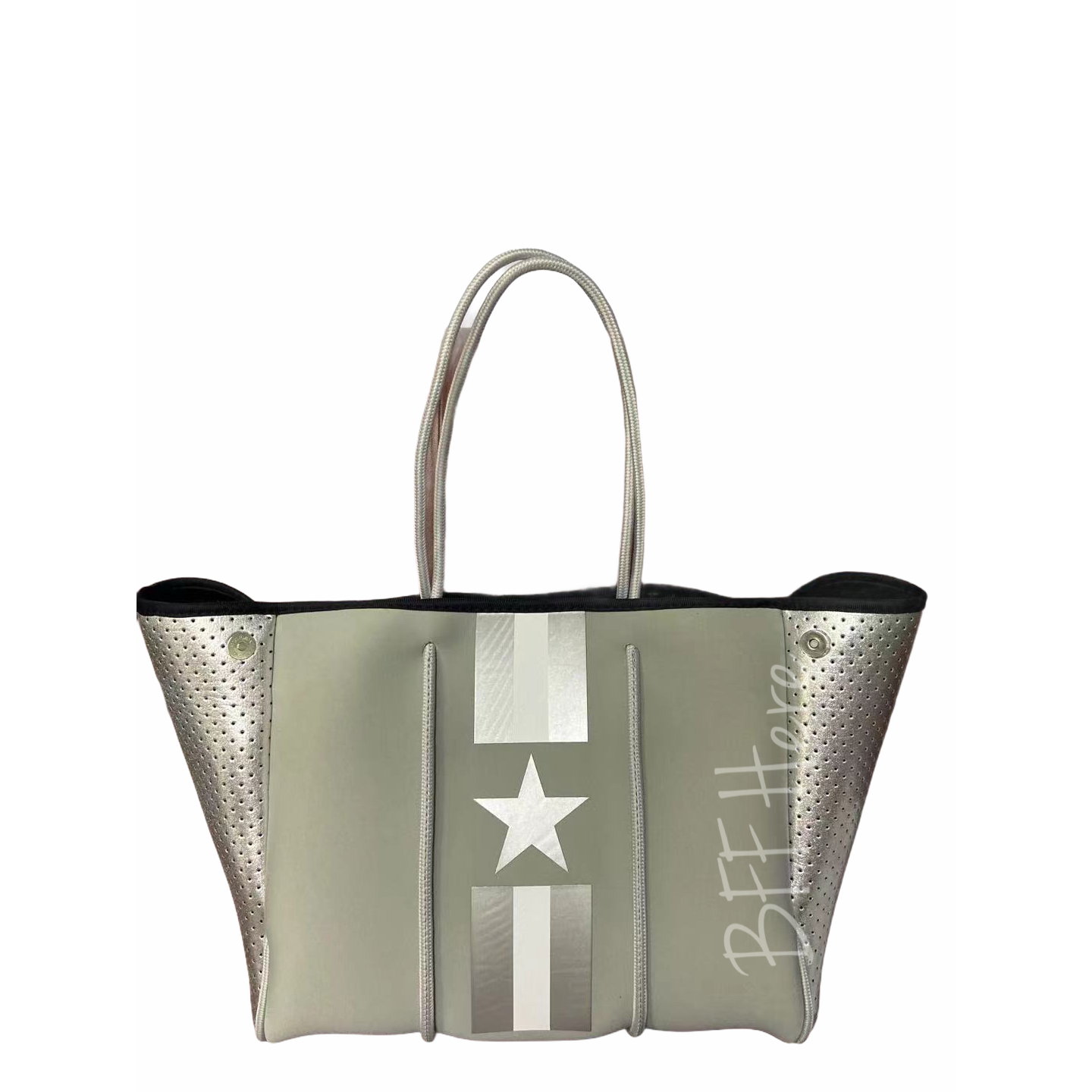 Neoprene Tote -- Chic Star - BFF Here