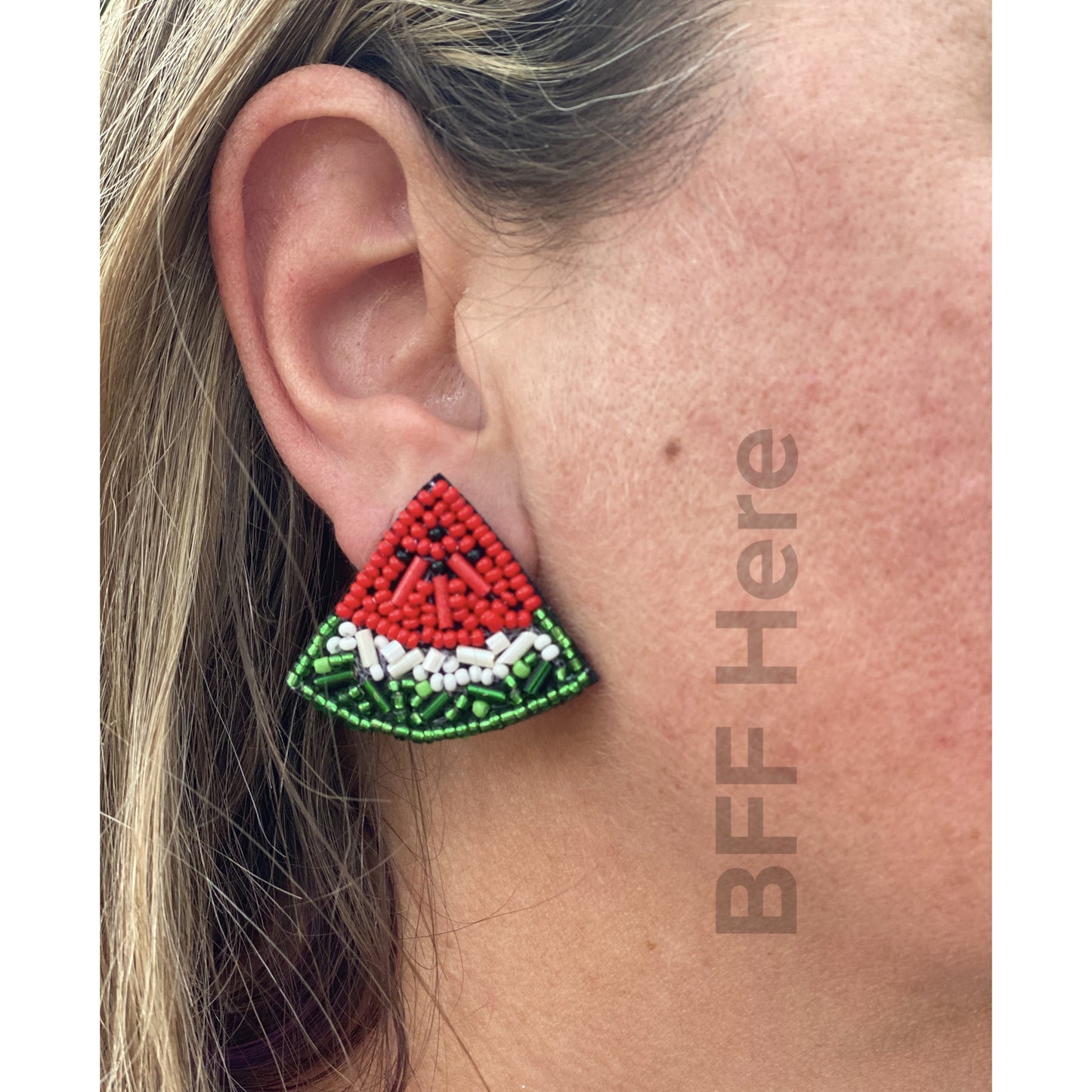 Watermelon Slice Earrings - BFF Here