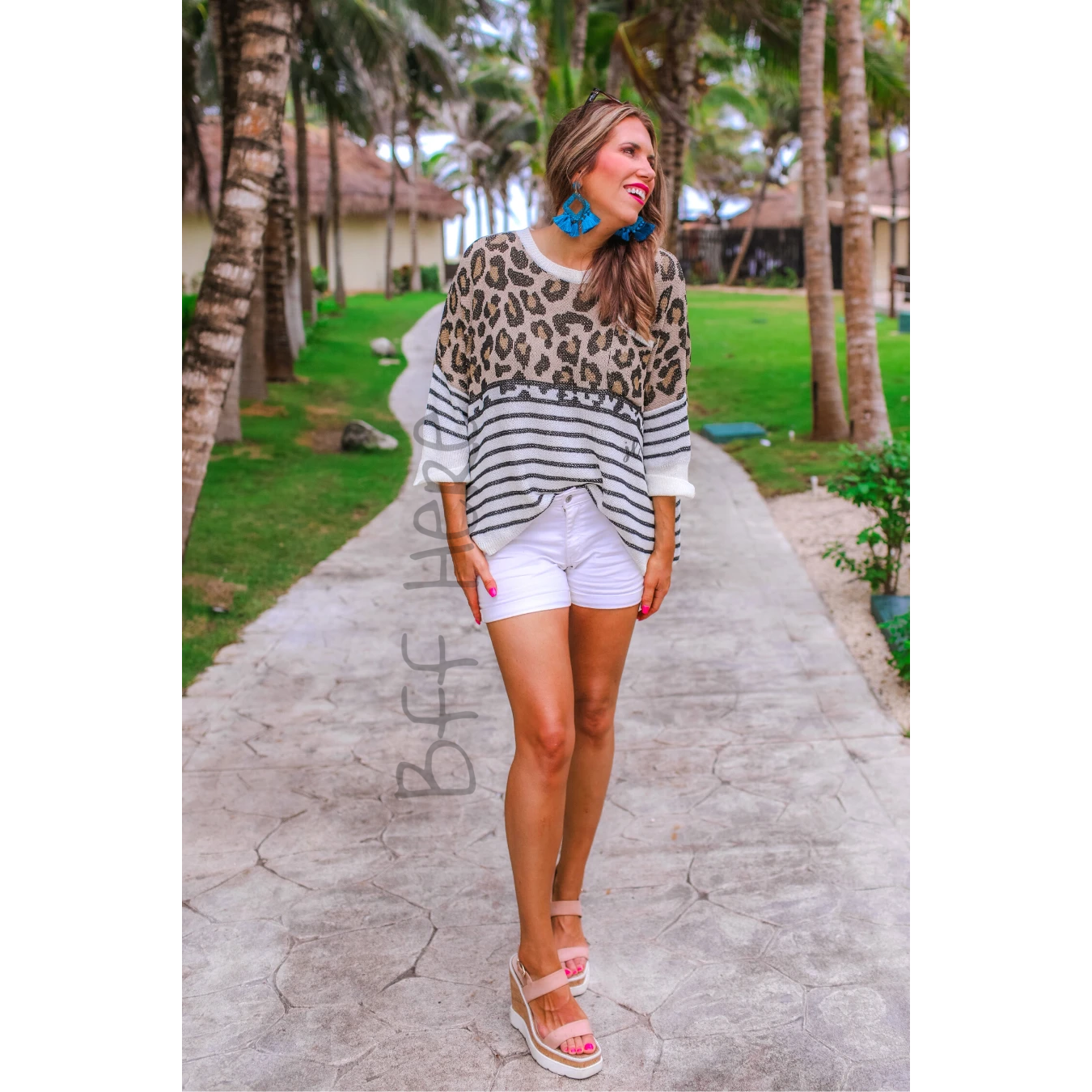 Portland Leopard Lightweight Sweater - BFF Here