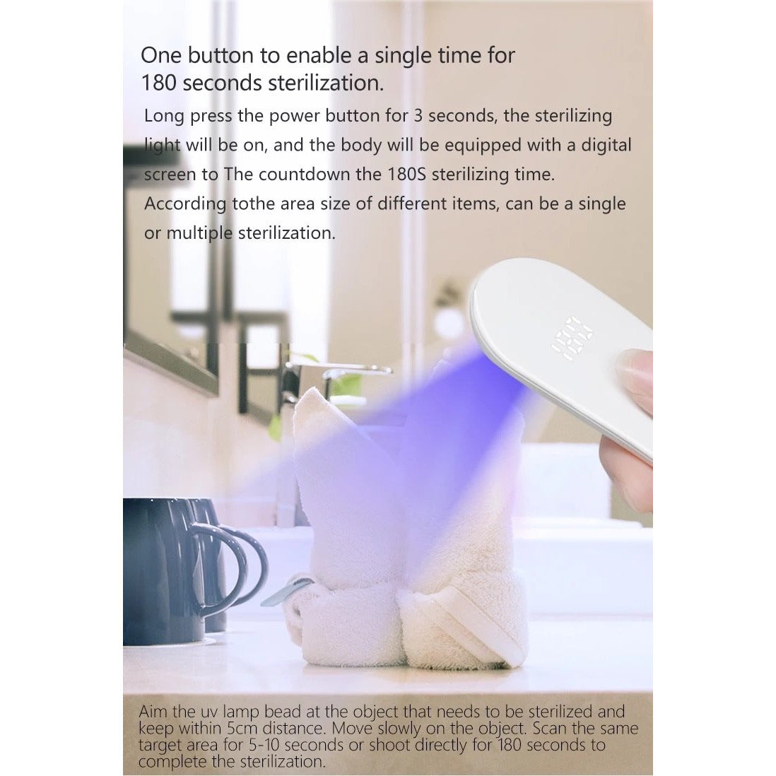 LED UV Sterilizer Sticks - BFF Here