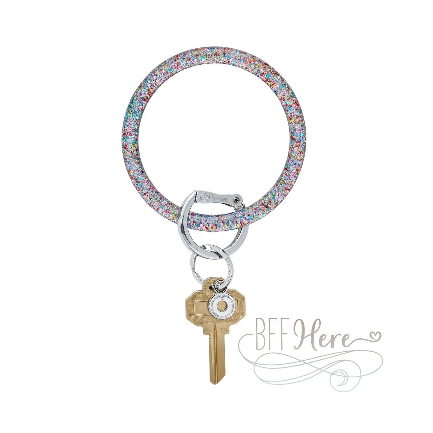 Birthday Cake - Resin Big O-Key Ring by Oventure - BFF Here