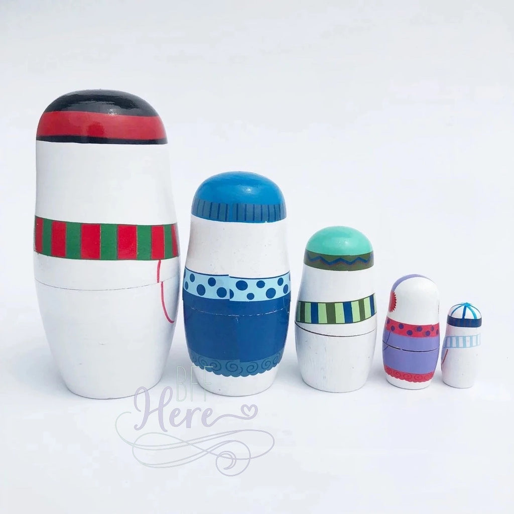 Nesting Snowman Family Set - BFF Here