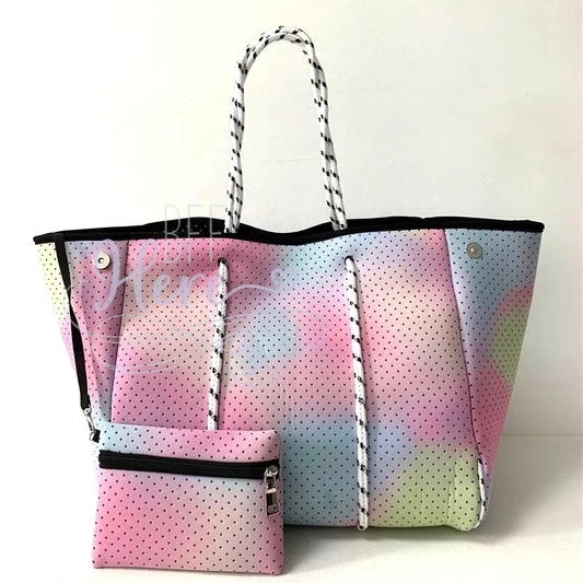 Neoprene Tote -- Starburst Sweets - BFF Here