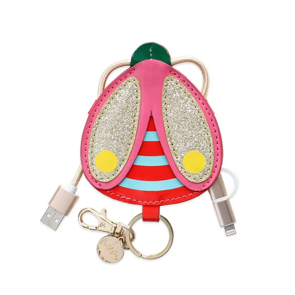 Buzz Buzz Charging Cord Keychain by Packed Party - BFF Here