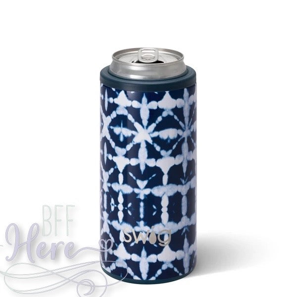 Indigo Isles Skinny Can Cooler (12oz) by Swig Life - BFF Here