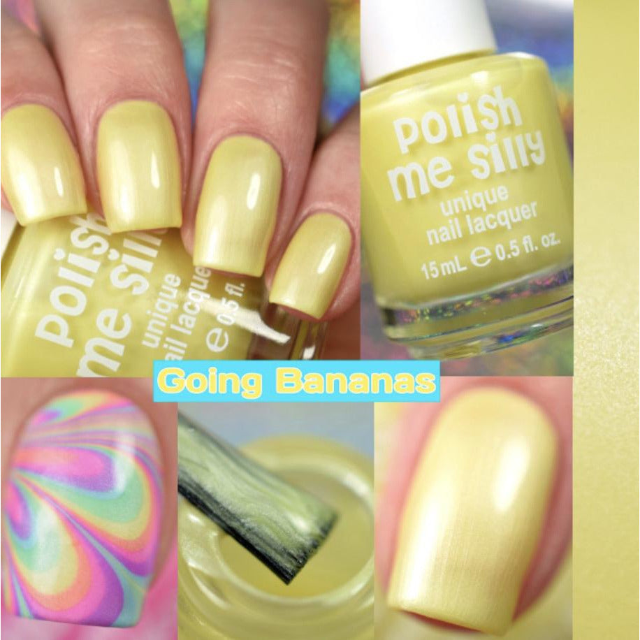 Going Bananas -- Bright Lights Yellow Polish - BFF Here