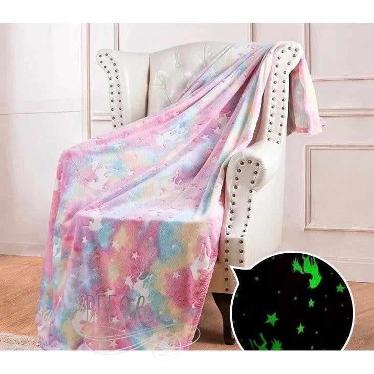 PREORDER—Glow In The Dark Star Blanket — Choice of Color - BFF Here