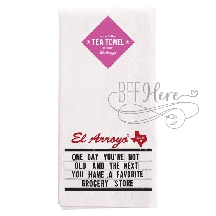 El Arroyo Tea Towel - Grocery Store - BFF Here