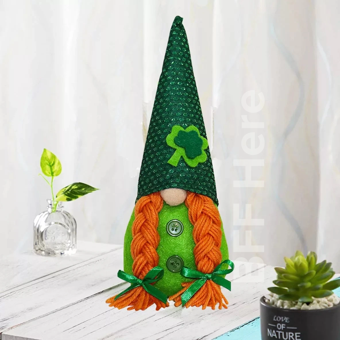 St Patrick's Day Gnomes -- Choice of Style - BFF Here