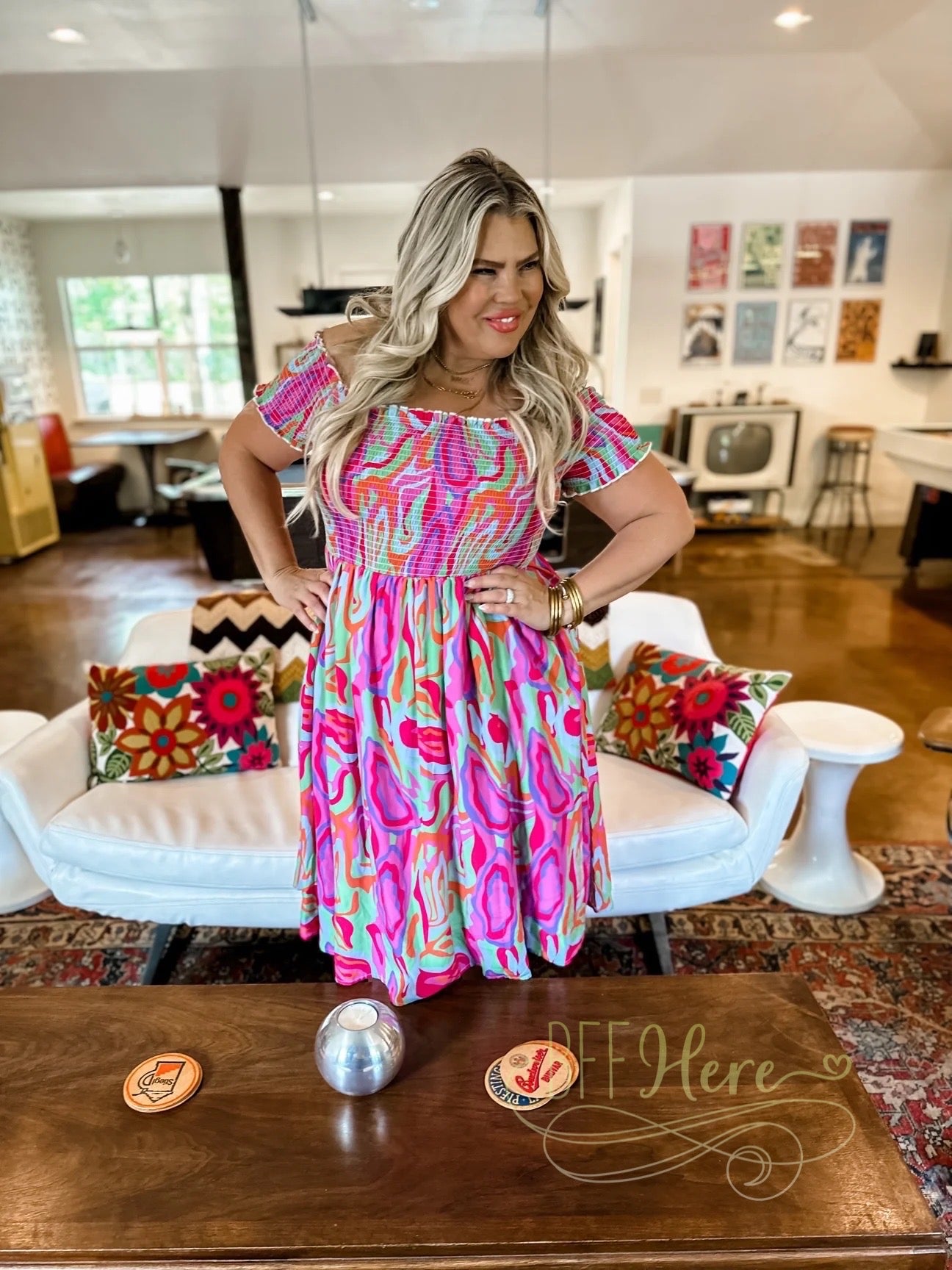 PREORDER - Hadley Spring Dress / Retro - BFF Here