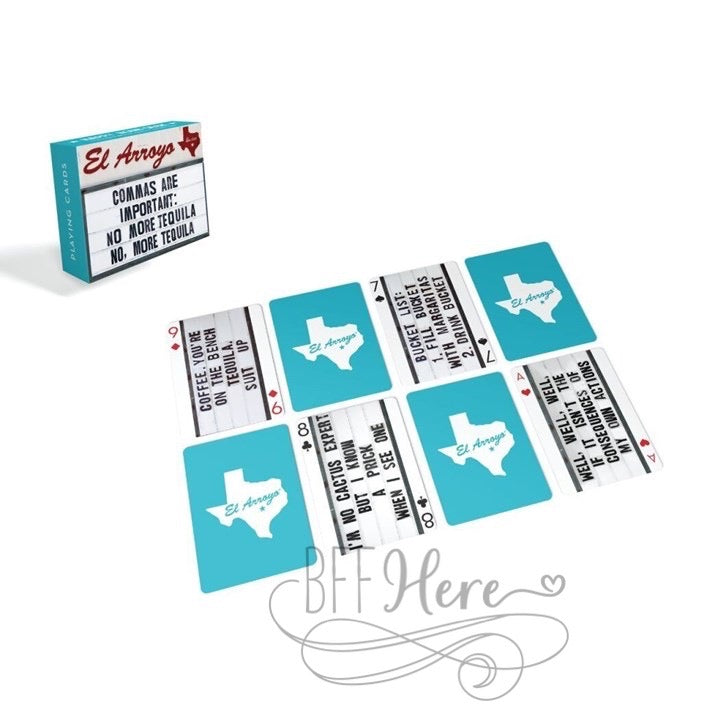 El Arroyo Playing Cards - Happy Hour Deck - BFF Here