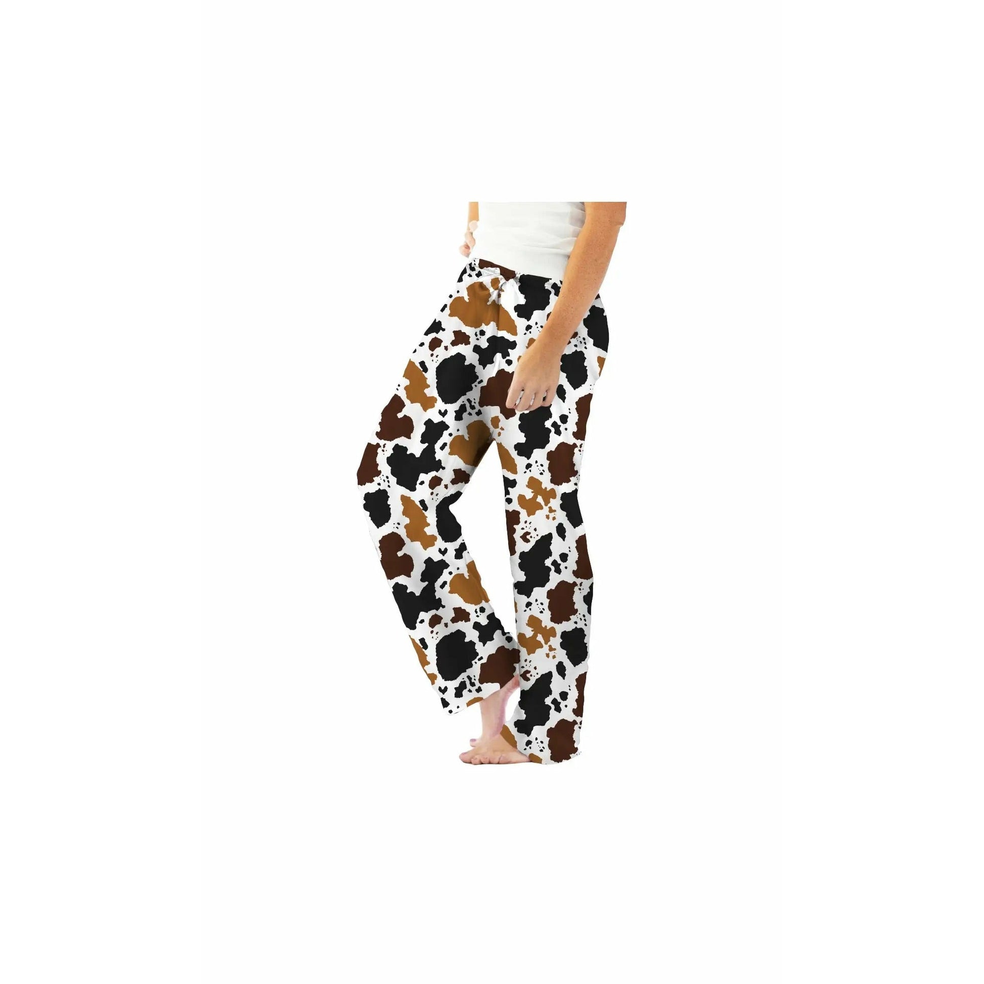 Cow Print PJ Pants - BFF Here