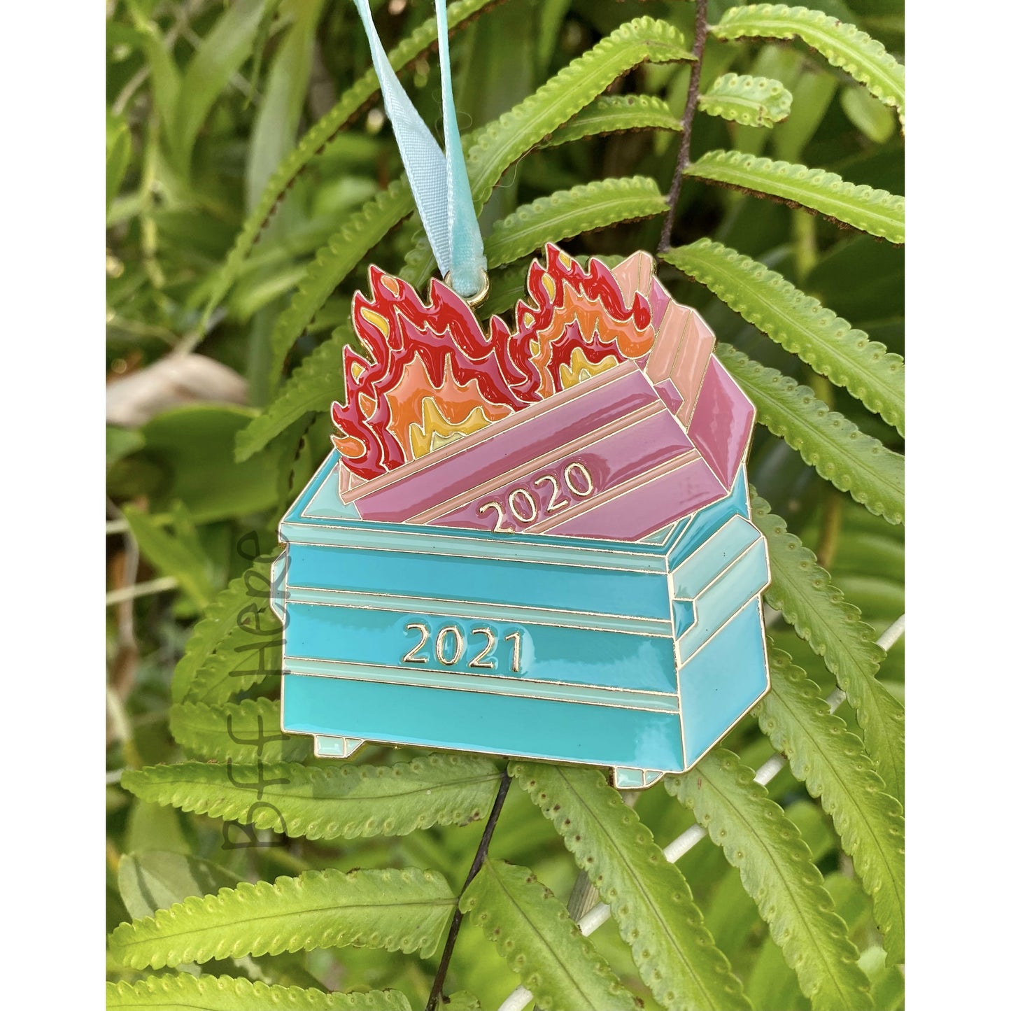 2021 Dumpster Fire Ornament - BFF Here