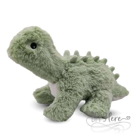 PREORDER — Warmies® Cozy Plush -- Green Long Neck Dinosaur - BFF Here