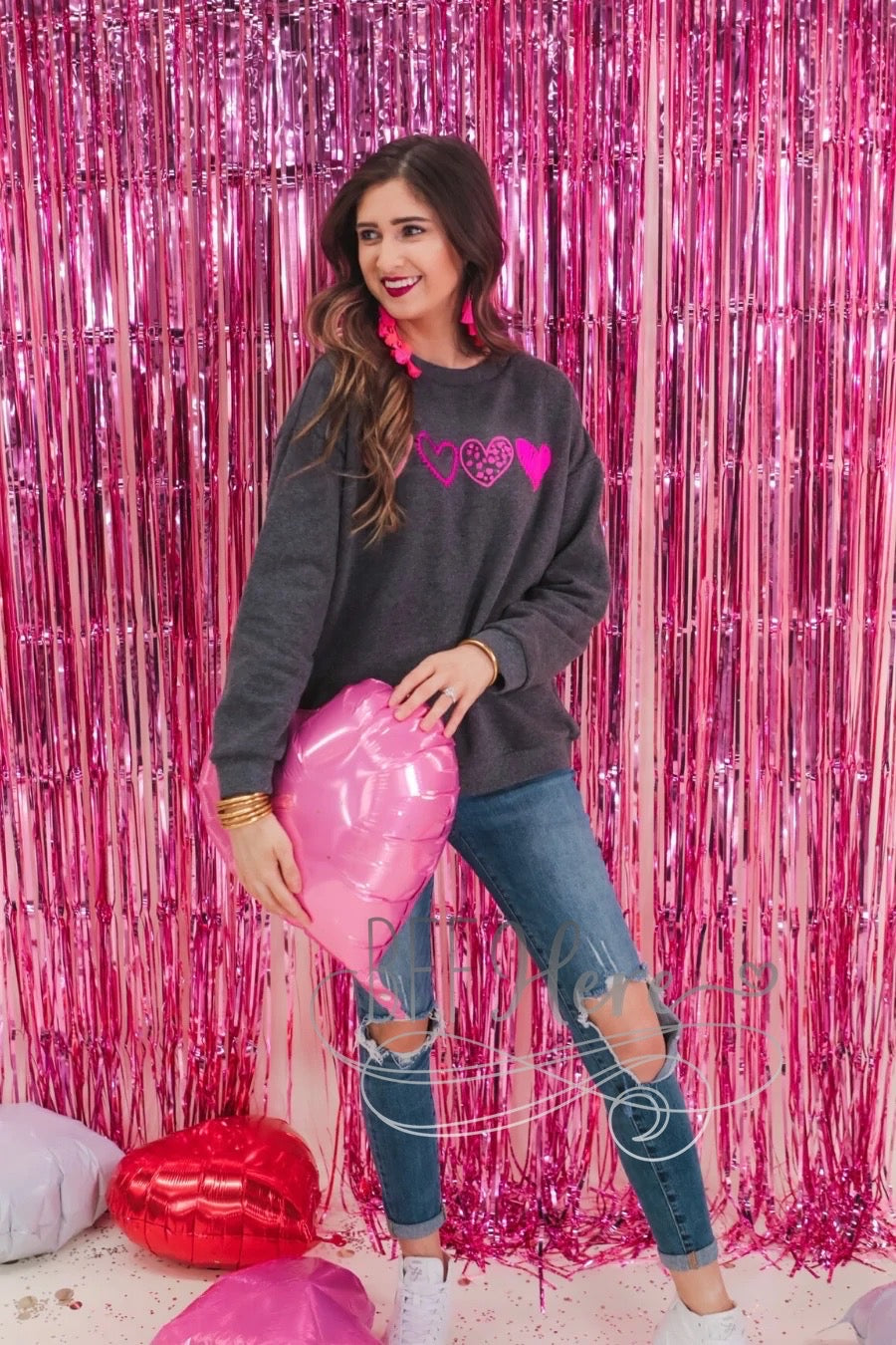 PREORDER-Sweetheart Patch Sweatshirt - BFF Here