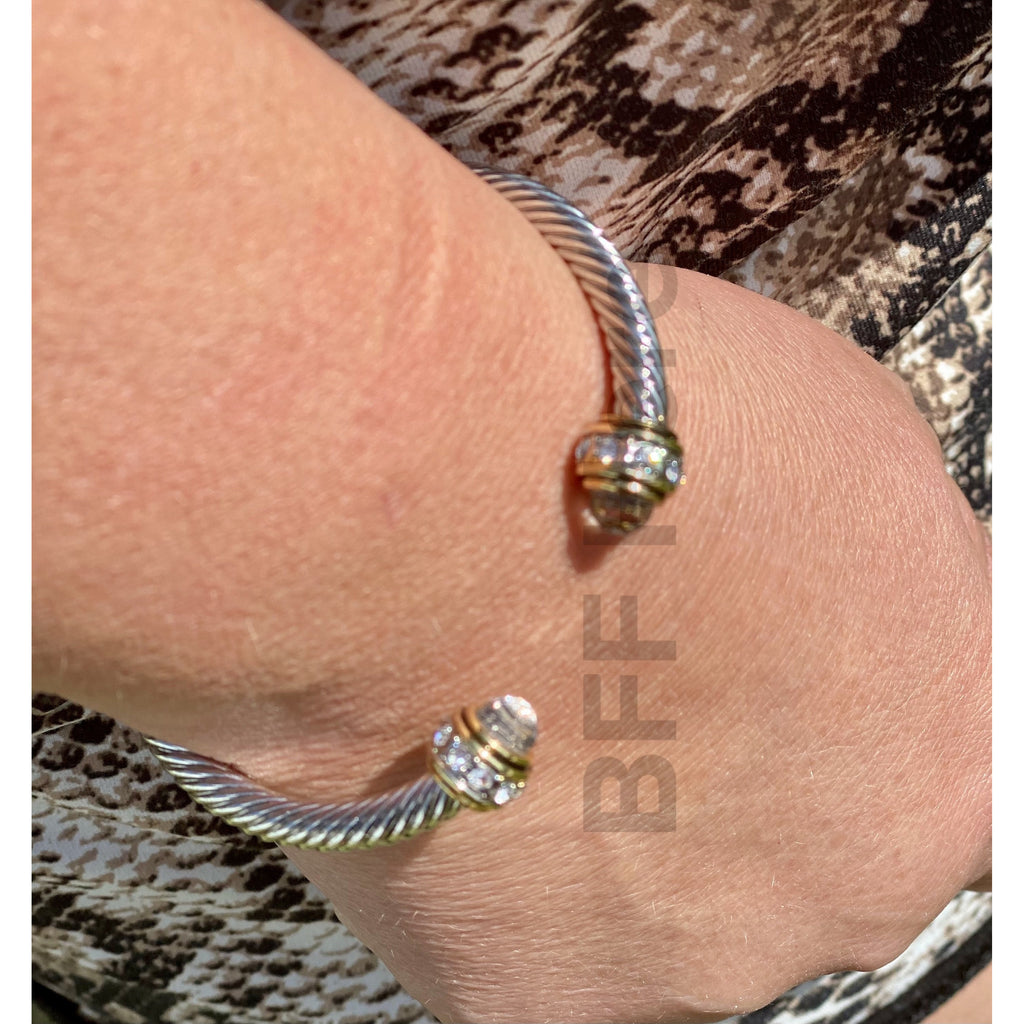 Jet Setter Stackable Cable Bracelet -- Choice of Color - BFF Here