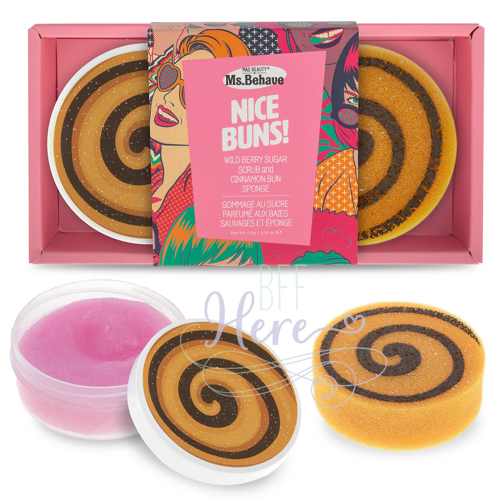 Ms Behave Nice Buns Booty Scrub Set - BFF Here
