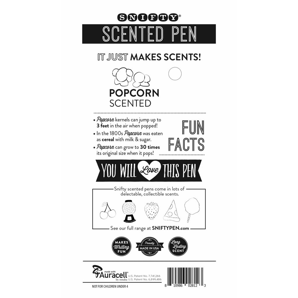 Popcorn Scented Pen by Snifty - BFF Here