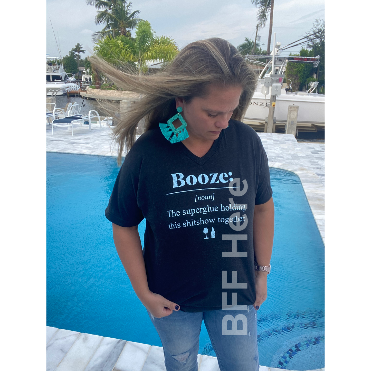 Booze: The Superglue T-Shirt - BFF Here