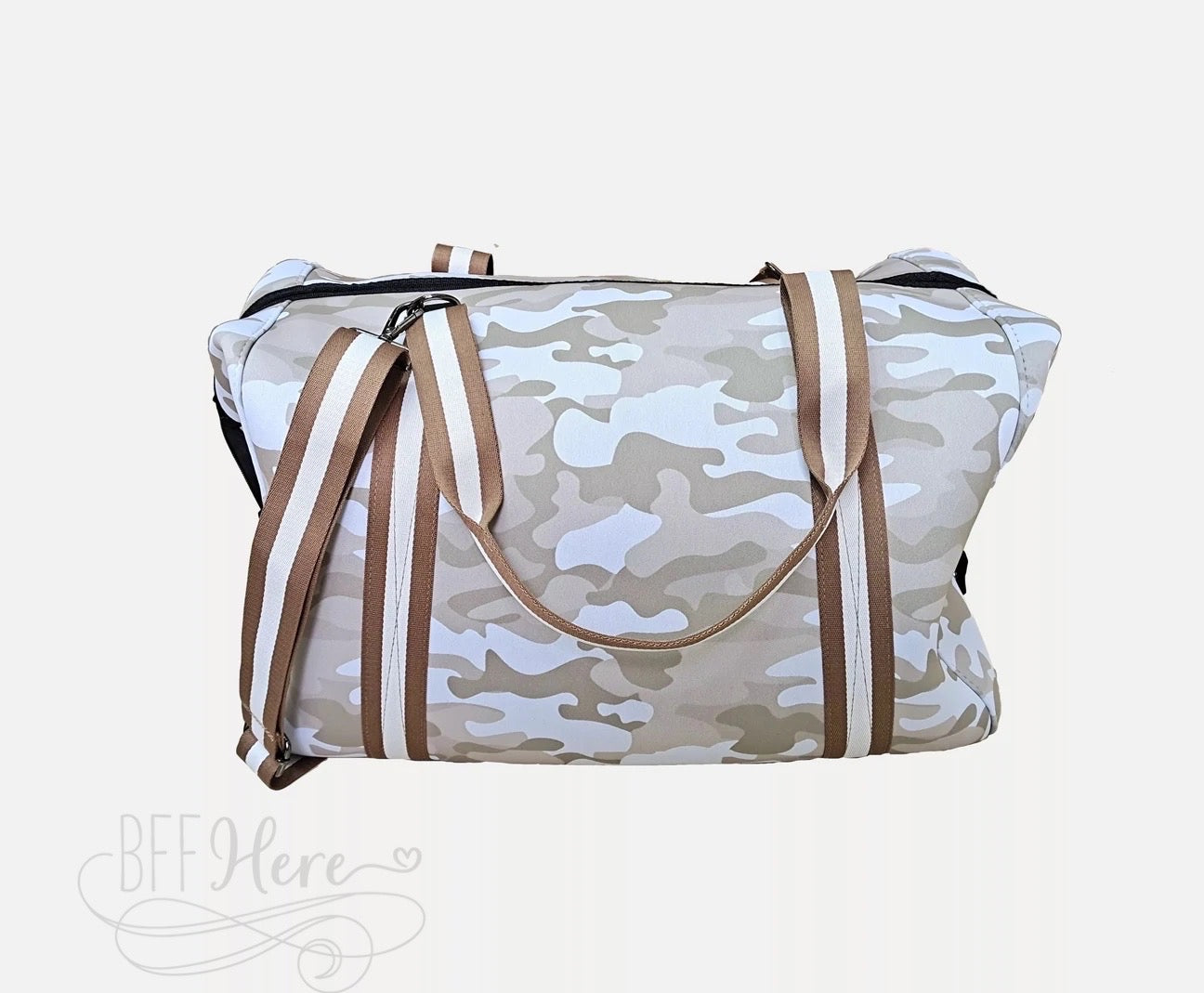 Neoprene Duffle Bag -  Fall Camo - BFF Here