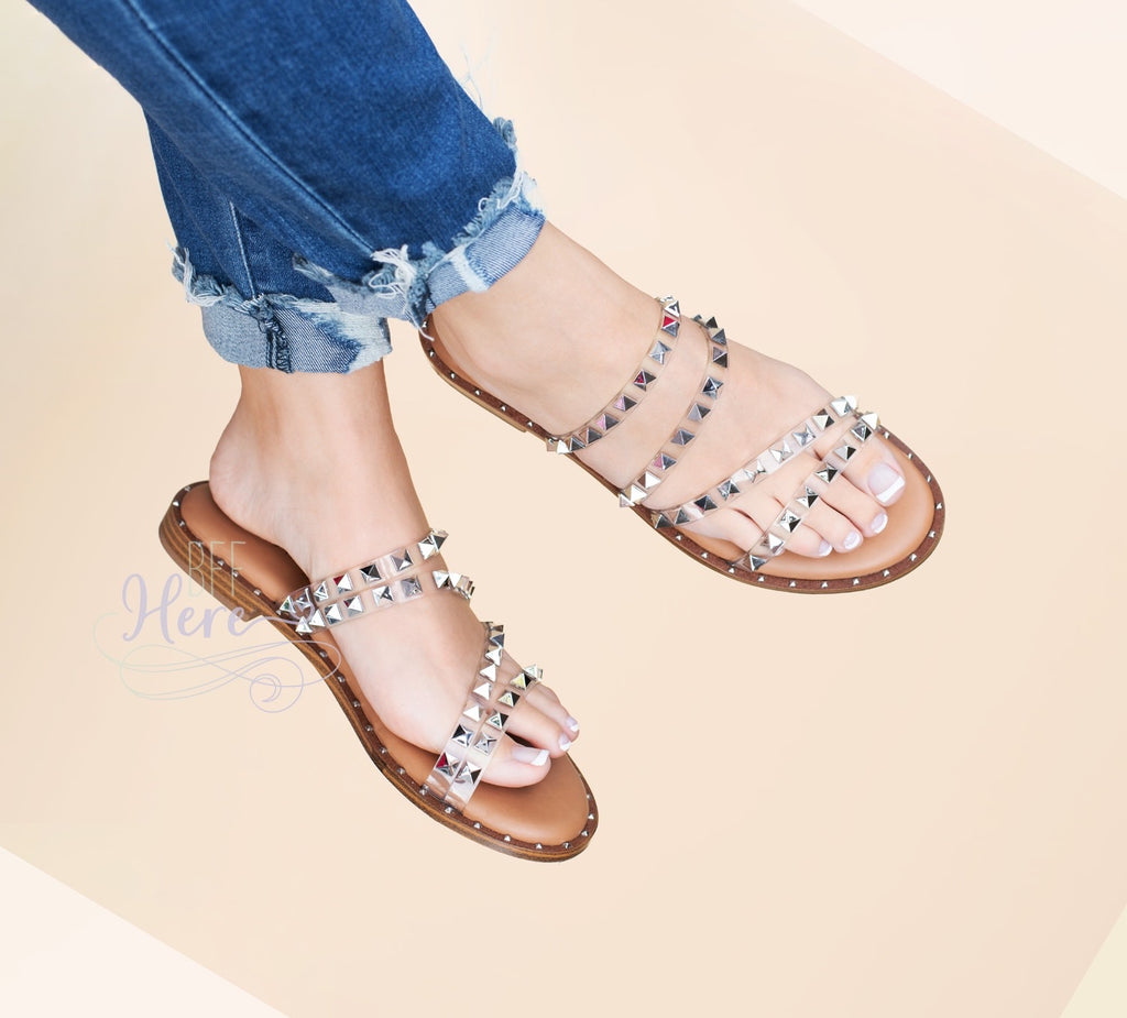 Beach Please - Clear by Hey Girl by Corkys - BFF Here