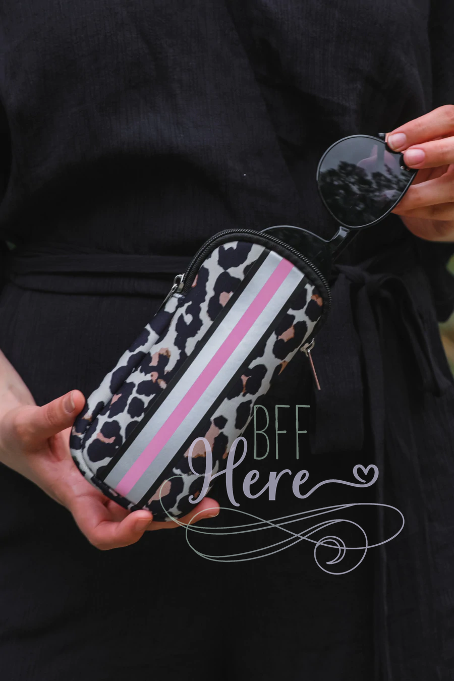 Neoprene Sunglass Case -- Side Hustle - BFF Here