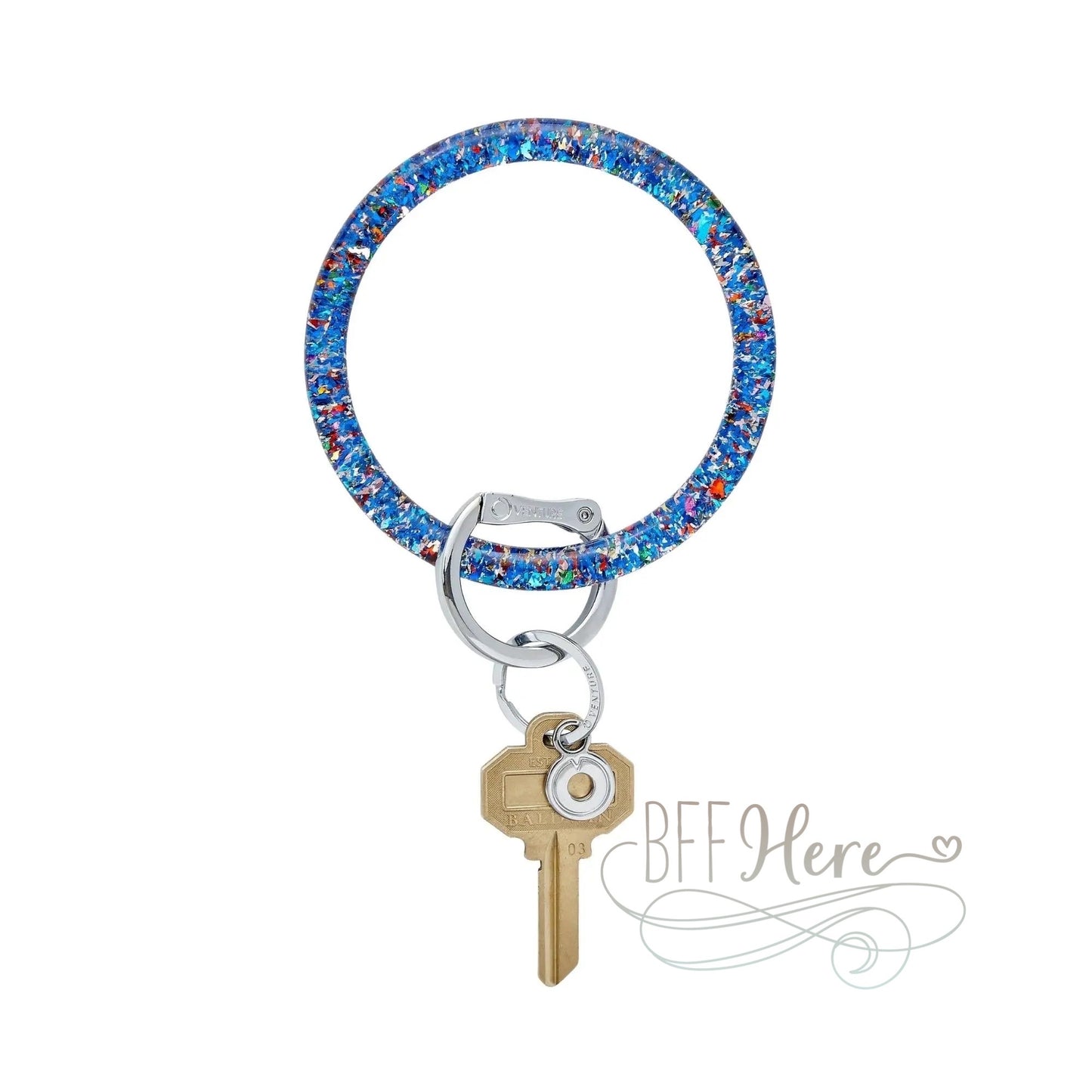 Funfetti - Resin Big O-Key Ring by Oventure - BFF Here