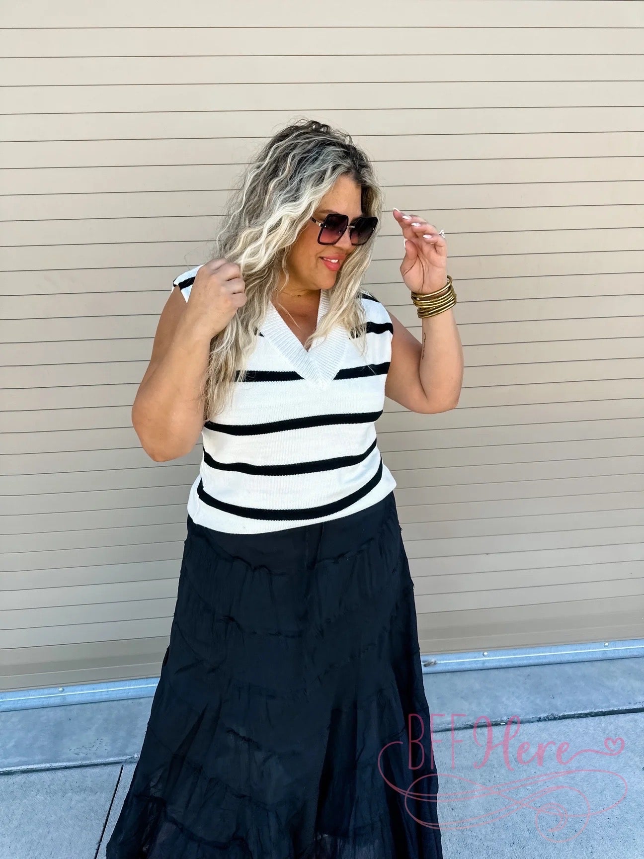 Take Me Away Skirt — Black - BFF Here