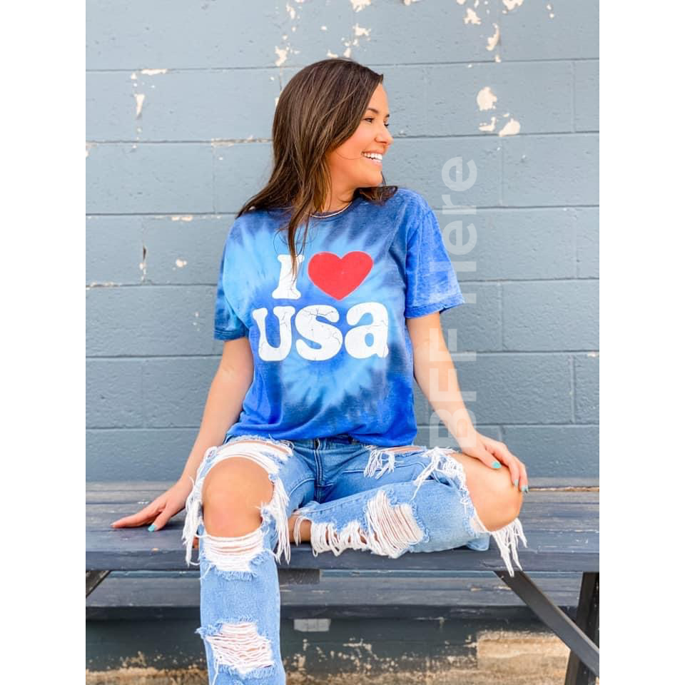 I ❤️ USA T-Shirt - BFF Here