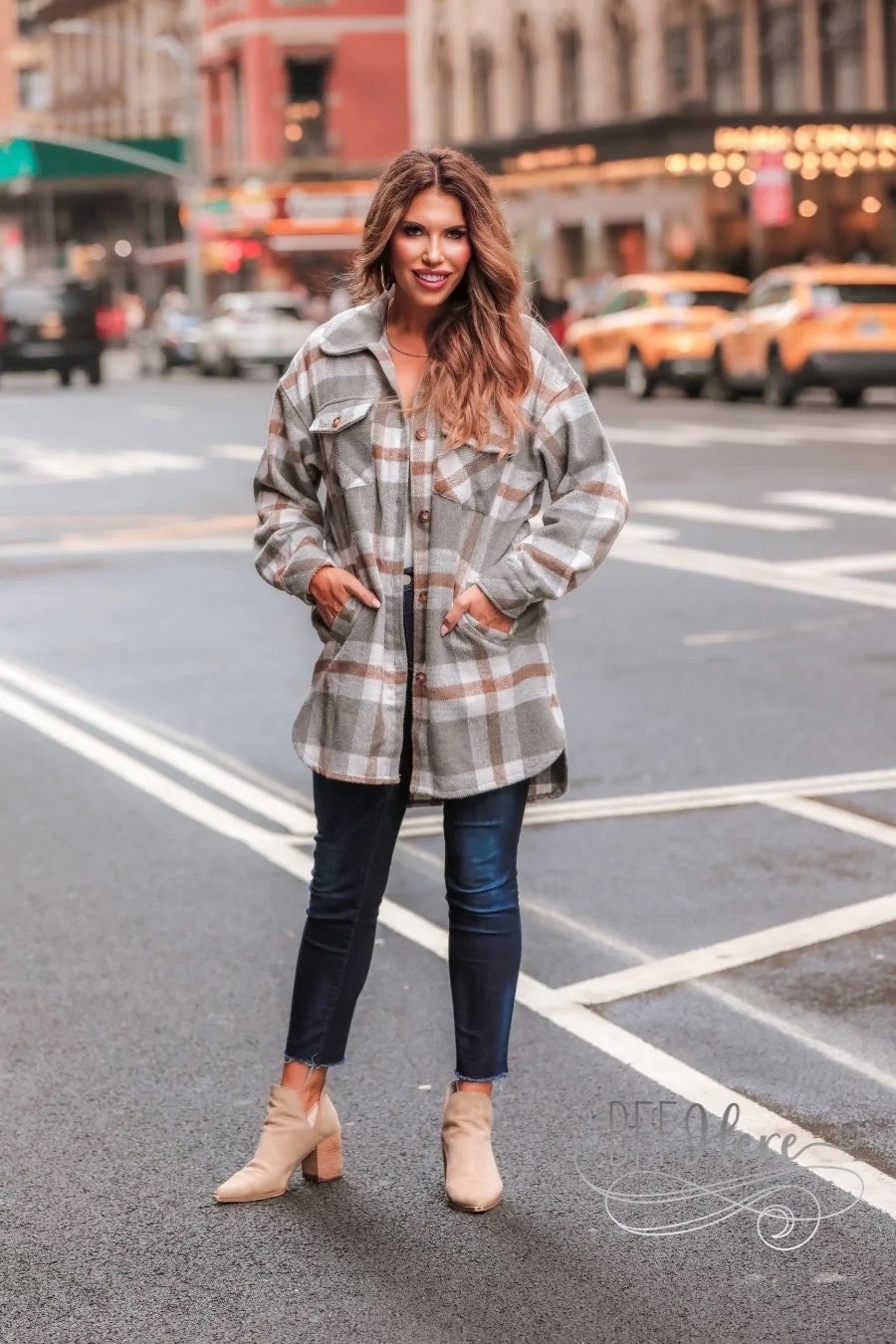 Tommy Plaid Tunic Shacket - BFF Here