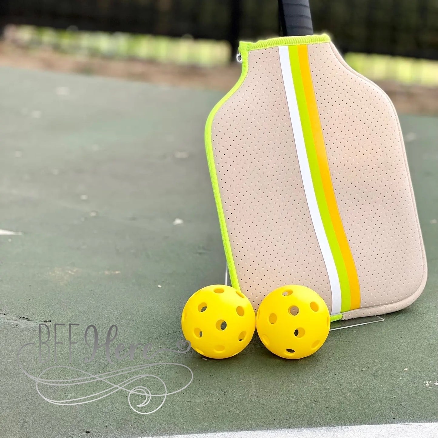 Neoprene Pickleball Paddle Cover — Choice of Pattern - BFF Here