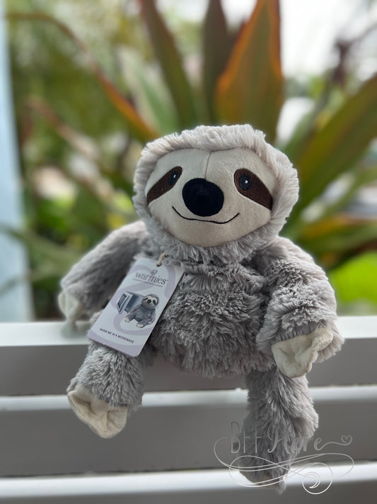 Warmies® Cozy Plush -- Gray Sloth - BFF Here