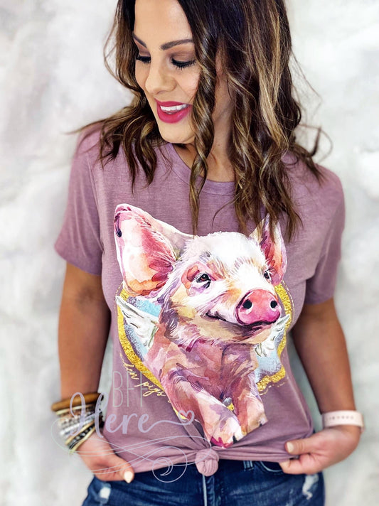 When Pigs Fly T-Shirt - BFF Here