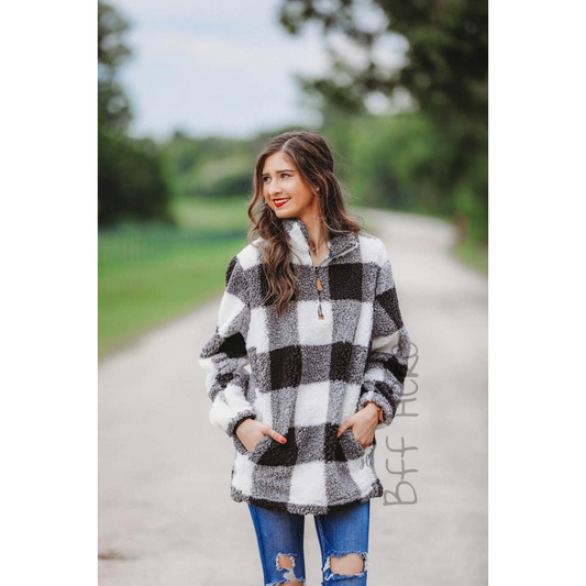 James Buffalo Plaid Pullover - BFF Here