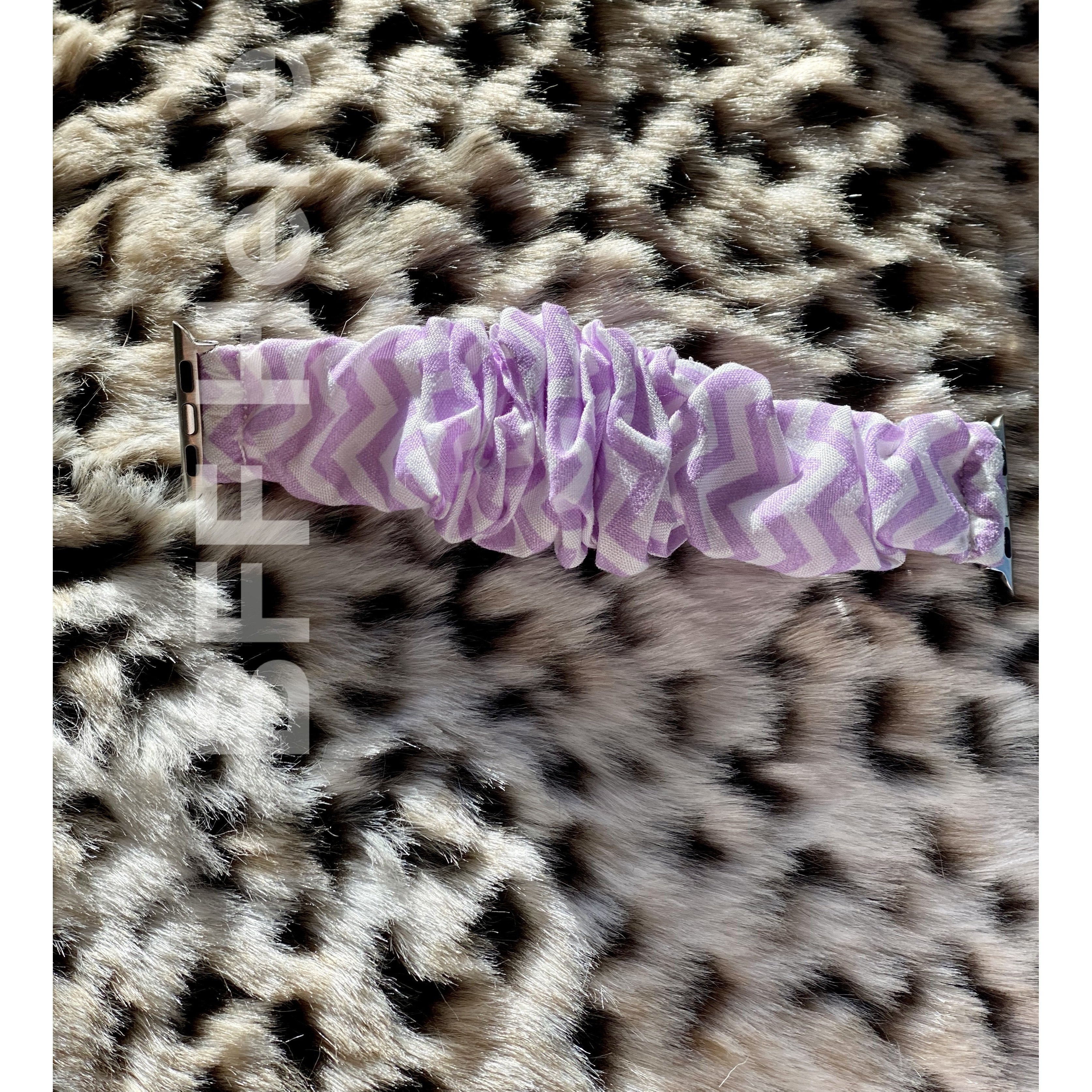 Scrunch Time Chevron Watch Band -- Choice of Color - BFF Here