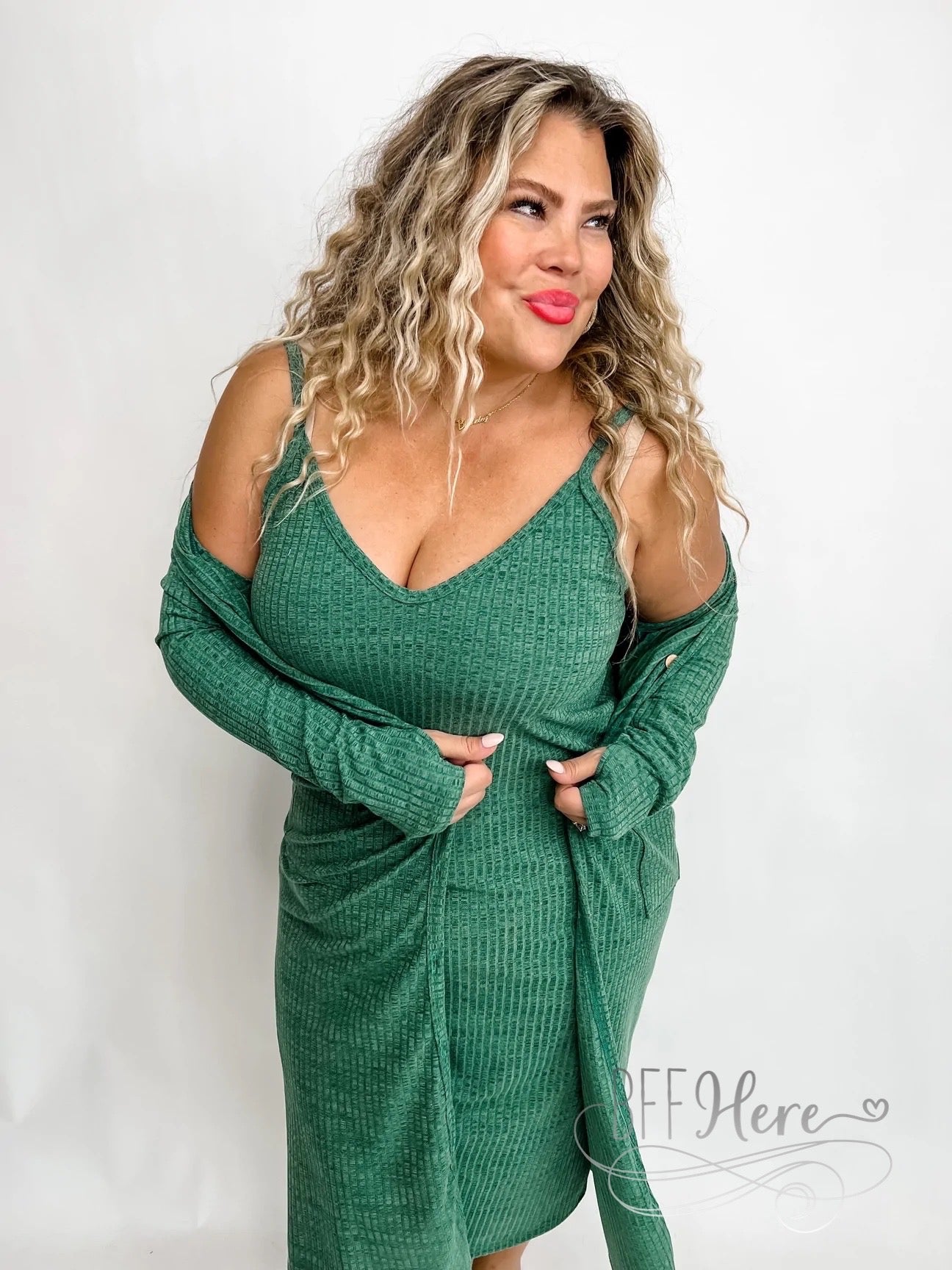 PREORDER-Take It Easy Lounge Dress - BFF Here