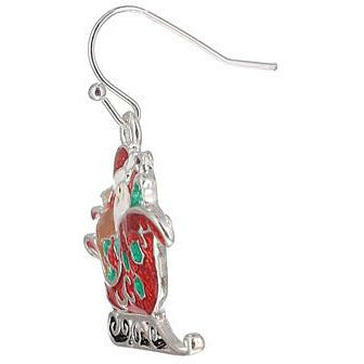 Santa & Sleigh Earrings - BFF Here