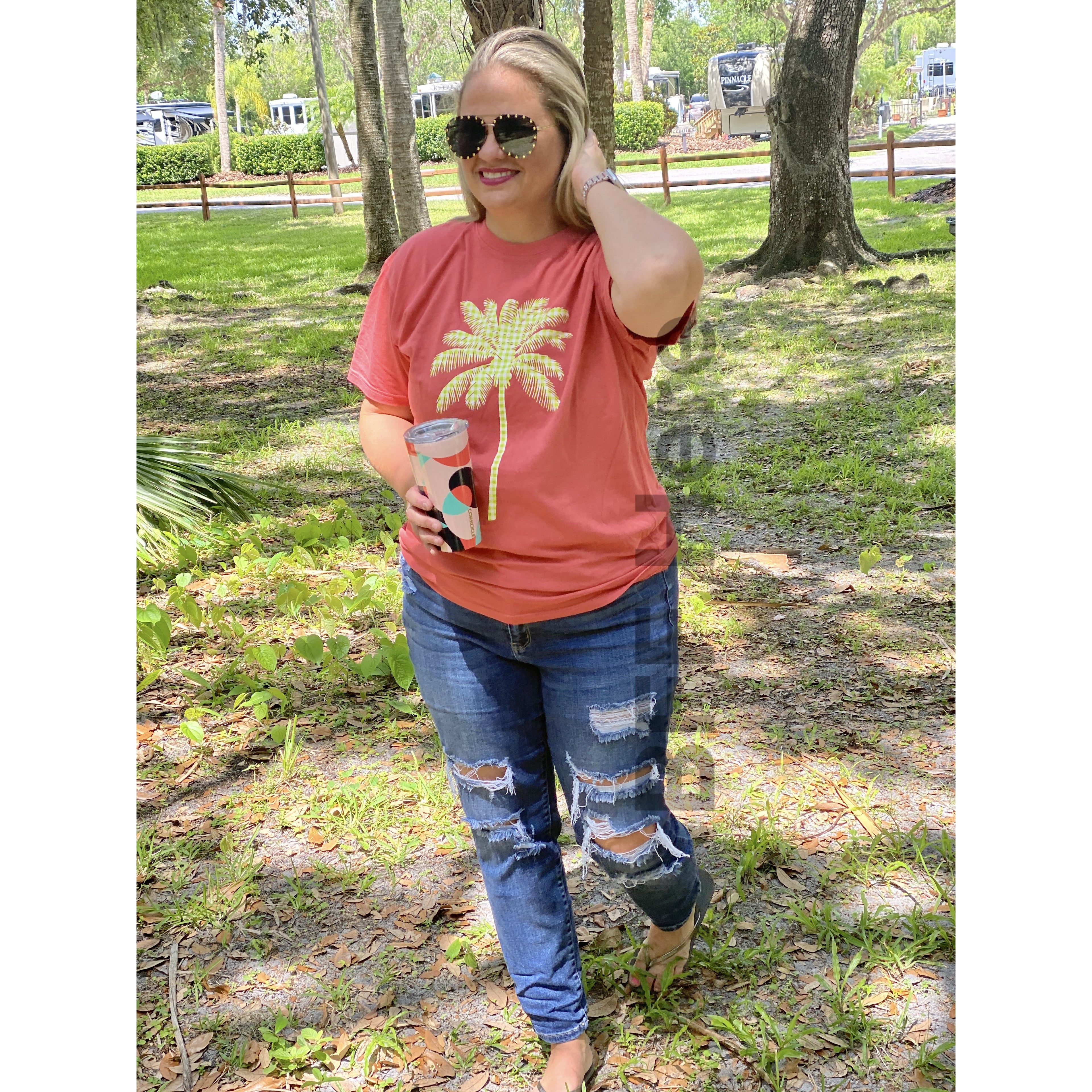 Tropical Palm T-Shirt - BFF Here