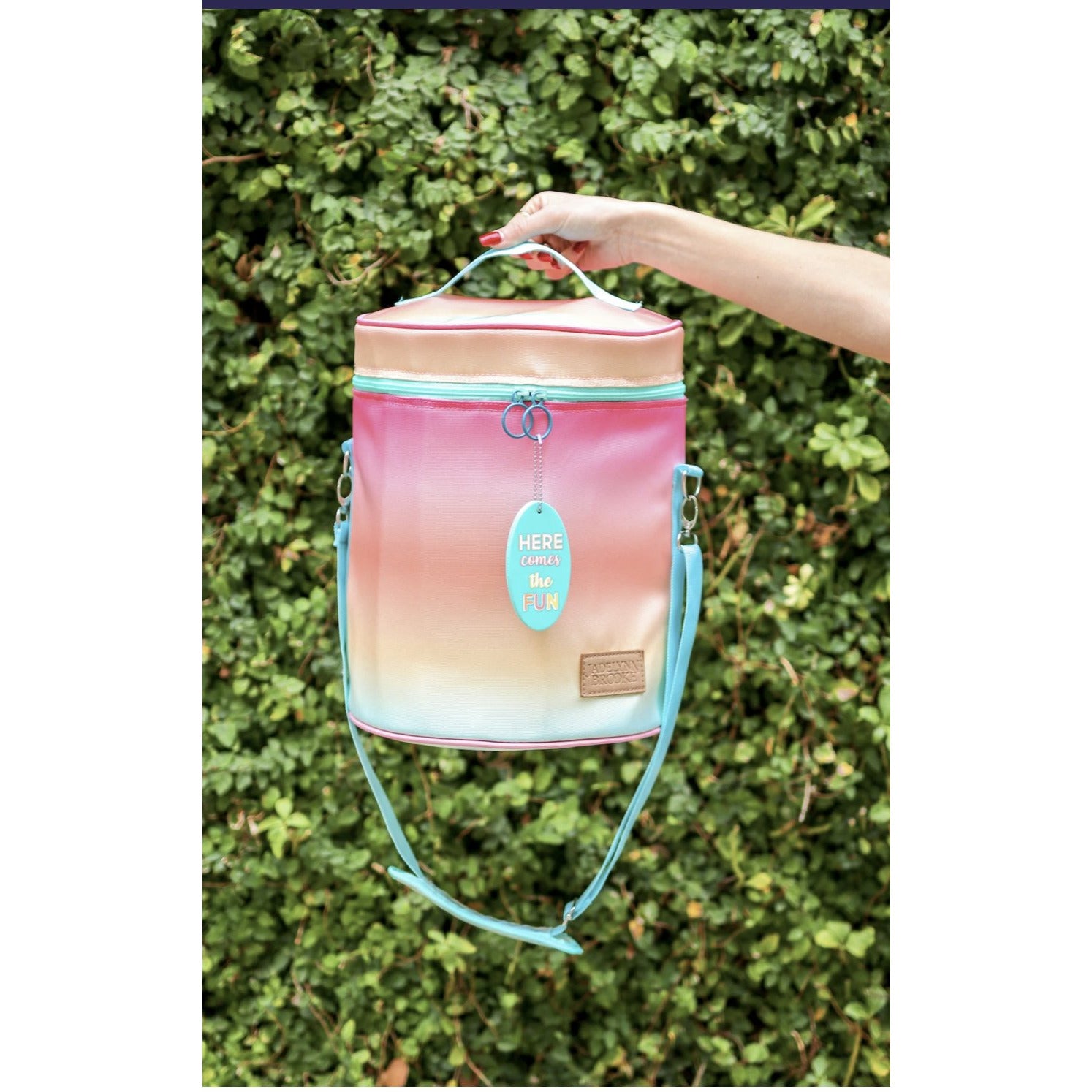 Soft Cooler (Gradient Mint) - Sunset Beach - BFF Here