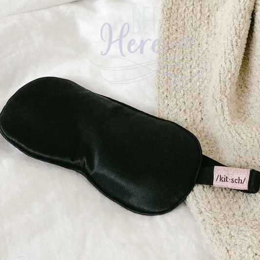 The Lavender Weighted Satin Eye Mask - BFF Here