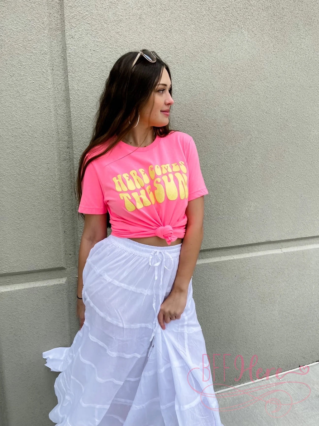 Take Me Away Skirt — White - BFF Here