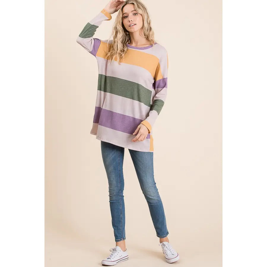 Bold Stripe Knit Top - BFF Here