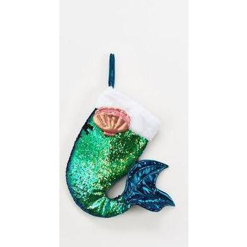 Mermaid Christmas Stocking -- Choice of Color - BFF Here