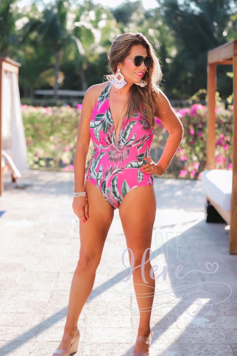 Meet Me In Paradise One Piece Swimsuit - BFF Here