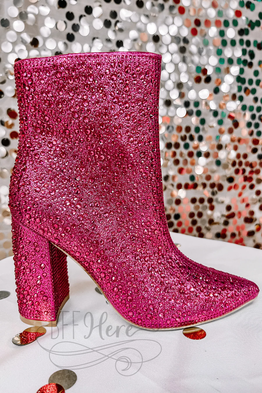 Dripping In Rhinestones Boots - BFF Here