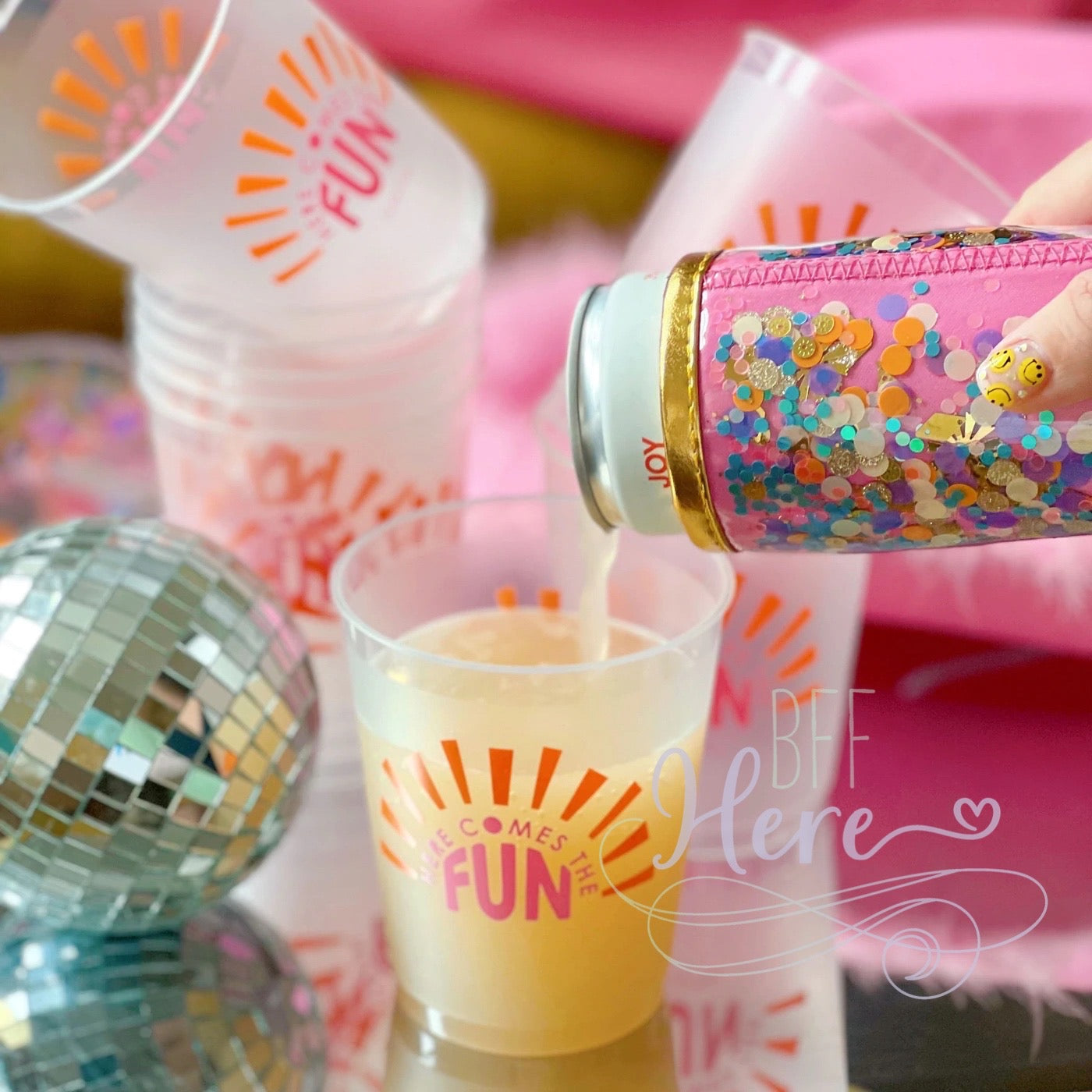 Here Comes the Fun Cupstack Set by Packed Party - BFF Here