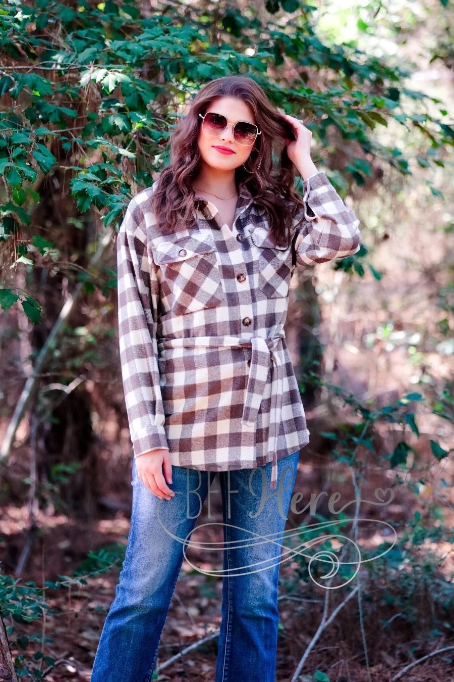 Maple Plaid Shacket - BFF Here