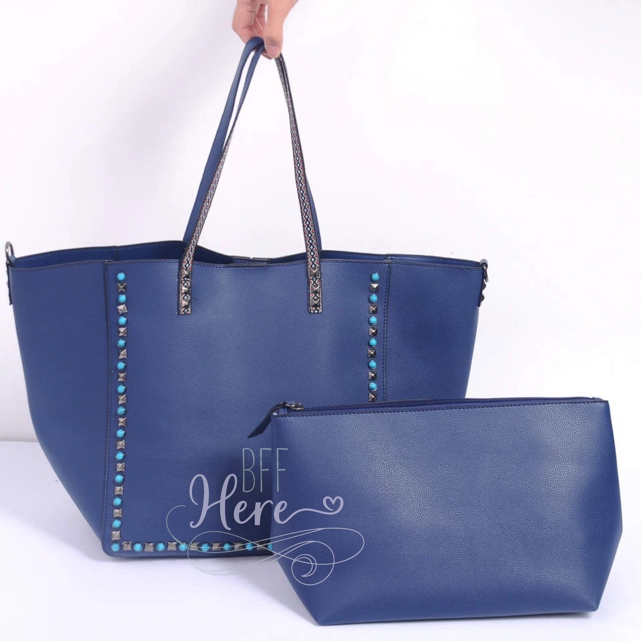 Classy Chic Tote Set — Choice of Color - BFF Here