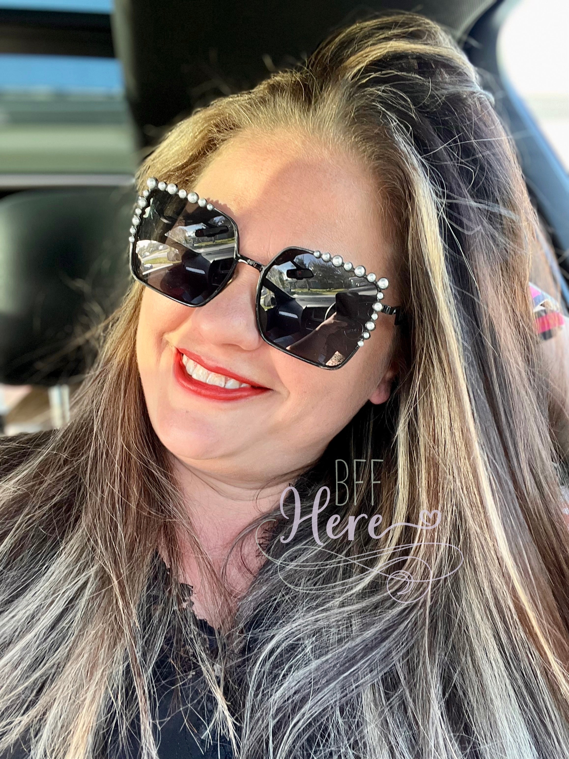 She's Boujee Pearl Sunglasses - BFF Here